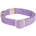 YUDOTE Ultra-Soft Dog Collar for Medium Dogs - Natural Cotton Cord Sensitive Skin Lilac M (1 Pack) - International Shipping Available - Buy Online on SooperMarket.com