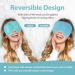 Gamufw Cooling Eye Mask Hot Cold Therapy Gel Eye Mask for Puffy Eye Migraine Relief Headache Dark Circles Dry Eyes Swollen Eyes Sinus Pain (Blue) - Buy Online on SooperMarket.com