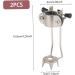Cane Ice Tip Attachment 2PCS Stainless Steel 5-Prong Ice Tip for Cane Universal Cane Ice Tip Non-Slip Ice Grip for Winter Snow Safety Cane Ice Tip Attachment - Buy Online on SooperMarket.com