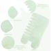 Jade Massage Comb and Gua Sha Tool Set for Head and Meridian Massage - Green Classic Style - Buy Online on SooperMarket.com