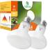 Repti Home Reptile-Terrarium heating lamp 2 pack 75W turtle heat lamp suitable for amphibians bare stage lizards turtles snakes chameleons
