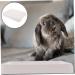 HAPINARY Box Hamster Toilet Bunny Supplies Bunny Pet Toilet Rabbit Training Potty Plastic Pet Toilet Bunny Trainer Toilet Bunny Clean Equipment -Fall Bunny Potty Small Pet Cage Supply 24.5X19.5X3CM White - Buy Online on SooperMarket.com