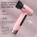 Hair Dryer with Diffuser Powerful Ionic Blow Dryer with 20W Plug for Fast Drying Travel Hair Blow Dryer Portable Rechargeable USB Cordless Hair Dryer for Home Dormitory (US) US Pinks - Buy Online on SooperMarket.com