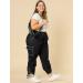 Agnes Orinda Women's Plus Size Drawstring Cargo Pants - 3X Black - Buy Online on SooperMarket.com