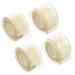 BELLIFFY 4 Rolls Double Eyelid Stickers Natural Ultra Invisible Instant Eyelid Lifter Strip Double Eyelid Strip Female Eyelid Tape Eye Shaping Makeup Supplies Round Stickers Eye Sticker Pvc