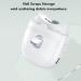 Automatic Nail Trimmer Electric Automatic Nail Clipper with Light Fingernail Cutter Nail Scraps Storage Rechargeable Safety Fingernail Trimmer for Kids Seniors Adult (White) - Buy Online on SooperMarket.com