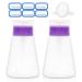 Acetone Pump Dispenser Push Down Pump Dispenser Lockable Alcohol Dispenser Bottle 2 Packs 180ml One-Touch Pump Dispenser Empty Bottle For Alcohol Acetone Nail Polish & Makeup Remover Toner ect.