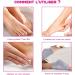 Buy 3 Pairs Moisturizing Gel Heel Socks | Soft Open Toe Socks for Dry Skin Care | International Shipping Available - Buy Online on SooperMarket.com