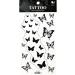 Tattoos 2 Sheets Temporary Tattoo 3D Black Butterfly Dashed Lines for Women Men Lower Back Shoulder Neck Arm Tattoo Sticker Party Fashion 13. - Buy Online on SooperMarket.com