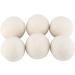 Wool Dryer Balls - Natural Fabric Softener Reusable Reduces Clothing Wrinkles and Saves Drying Time. The Large Dryer Ball is a Better Alternative to Plastic Balls and Liquid Softener. (Pack of 6) - Buy Online on SooperMarket.com