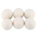 Wool Dryer Balls 6Pcs 6cm Wool Balls Replaces Dryer Sheets Dryer Balls Laundry Reusable Wool Balls for Dryer Reduces Clothing Wrinkles and Saves Drying Time for Dryer