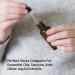 Amber Glass Dropper Bottles 1oz - Pack of 12 for Essential Oils and Serum - Buy Online on SooperMarket.com