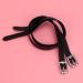 Horse Spur Straps - 19.7in Leather Stirrup Straps with Stainless Steel Buckle | For Children & Adults - Black | Horse Tool Accessories - Buy Online on SooperMarket.com