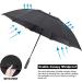 NINEMAX 62 Inch Large Golf Umbrella - Windproof Double Canopy Vented Oversized Adult Umbrella in Black - Buy Online on SooperMarket.com