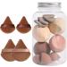 Dranng Make up Sponges - Soft Makeup Sponge | Beauty Sponge & Powder Puff Versatile Wet & Dry Use Long Lasting for Women Light Coffee - Buy Online on SooperMarket.com
