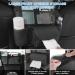 Adiwo Car Organizer: PU Leather Seat Storage Bag - Black | Durable Console Organizer for Liner, Pets, Children | Front Seat Purse Holder - Buy Online on SooperMarket.com