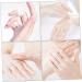 Gogogmee 2 Pairs Hand Exfoliant Cover Moisturizing Gloves Hand Dead Skin Remover Nourishing Hand Cover Hand Care Mask for Hand Moisturizing Gel Socks Non-Woven Fabric White - Buy Online on SooperMarket.com