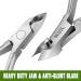 BEZOX Stainless Steel Cuticle Clippers - Professional Manicure Cuticle Nipper (6mm) Sand Silver - Buy Online on SooperMarket.com