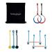 Sunnyglade Backyard Ninja Line Hanging Obstacle Course/Slackers Ninja Line Accessories for Kids - 40ft Slackline Kit with 2 Bars, 3 Fists & 2Rings (Obstacle Course Ninja Line) Ninja Slackline Accessories