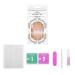 24 pcs Sunjasmine Almond Press-On Nails Medium with Designs - Brown | False Nails for Women and Girls - Buy Online on SooperMarket.com