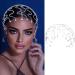 JSGHGDF Crystal Bridal Headband Wedding MedusaHeadband Snake RhinestoneSnake Headband Snake HeadChain MedusaCrown Headpiece Gold - Buy Online on SooperMarket.com