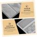 STOBOK 4 Cavity Bookmark Maker 2pcs Bookmark Mold Rectangle Student Silica Gel Chocolate Fondant Molds White 2x2pcs 15.8X14.8cmx2pcs - Buy Online on SooperMarket.com
