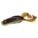 Pelican Mate Topwater Frog Lures Double Propellers Soft Silicone Bass Bait Realistic Frog Lures Kit Set Trout Pike Freshwater Saltwater 2pcs/3.5"/0.53oz