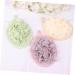 NOLITOY 12 Pcs Natural Flower Bath Sponges - Soft Shower Cleaning Sponges for Bubble Making & Bathing | Eco-Friendly Loofah & Net Mesh Material - Buy Online on SooperMarket.com