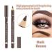Go Ho 12 PCS Dark Brown Eyebrow Eyeliner Pencil Set - Waterproof Long-lasting Makeup Pencil Set, Brow Tint Pen - 12PC Dark Brown - Buy Online on SooperMarket.com
