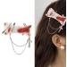 Furry HairPins Girl Subculture Bloodstain Brooch Great for Most Hair Type Hair Clip with Pin for Lady Women Girl Red - Buy Online on SooperMarket.com