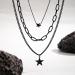 Stylish Oralgos Pentastar Necklace for Women - Versatile Alloy Collarbone Chain Jewelry - Buy Online on SooperMarket.com