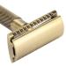 Buy Men's Facial Razors - Interchangeable Blade Double Edge Safety Trimmer Reusable Alloy with Non-Slip Grip - Buy Online on SooperMarket.com