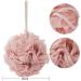 KAKOOI Pink Bath Sponge - Shower Loofah for Body Exfoliation - 1 Count - Buy Online on SooperMarket.com