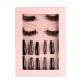 JSGHGDF Eyelashes Natural Look False Eyelashes Press on s Reusable Fake s with Glues for SET68