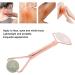 Double Headed Jade Face Roller - Relieve Wrinkles & Soothe Skin | Portable Massage Tool for Facial & Neck Care - Buy Online on SooperMarket.com