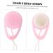 Shop Housoutil Soft Fur Cleansing Makeup Brush Scrubber - Exfoliating Facial Brush for Women - Pink Face Scrubber & Cleanser for Radiant Skin - Buy Online on SooperMarket.com