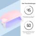 COSCELIA UV/LED Nail Lamp for Gel Nails - Perfect for Manicure & Pedicure at Home | International Shipping Available - Buy Online on SooperMarket.com