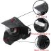 Independent Tactical Paintball Mask for Airsoft BB Hunting CS Game - Impact Resistant Full Face Gear with Goggles for Outdoor Activities - Black/Clear Lens - Buy Online on SooperMarket.com