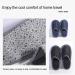 Buy Tumnea Felt Slippers Set - 6 Pairs for Guests | Stylish Comfortable Fleece House Slippers for Hotels & Travel - Buy Online on SooperMarket.com