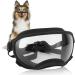 Socobeta Dog Goggles - Anti-UV Pet Sunglasses with Adjustable Strap | Black Frame, Transparent Lenses - Buy Online on SooperMarket.com
