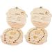 Wooden Baby Teeth Save Box - Kids Tooth Organizer in Souvenir Wood Gift (Girl) - Buy Online on SooperMarket.com