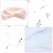 Headband for Washing Face and Makeup 2 Pieces Elastic Bow Tie Hairband for Shower Sports Spa Skincare Beauty Head Wraps Hair Accessories for Women Girls Men Boys Pink and Blue - Buy Online on SooperMarket.com