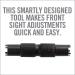 Real Avid Front Sight Adjuster - Universal Tool for A1 and A2 Type Front Sights | Black/Tan - Buy Online on SooperMarket.com