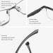 Photochrome Multifocal Glasses - Comfortable Semicircular Frame Blue Light Blocking Perfect for Walking & Running - Buy Online on SooperMarket.com
