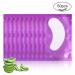 50 Pairs Hydrogel Eye Pads for Eyelash Extensions | Purple Under Eye Gel Patch | Prevent Fluttering & Protect Lower Lashes - Buy Online on SooperMarket.com