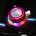 Brightz BellBrightz LED Light Up Bike Bell with Clear Ring Sound - Bike Bell with Twinkling Rainbow Color LED Ring Light - Fun Colorful Bicycle Accessory for Kids, Boys, Girls, and Adult Bicycles Space Pink