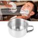 Anself Stainless Steel Shaving Bowl | Shaving Brush & Soap Bowl for Ultimate Grooming Experience - Buy Online on SooperMarket.com