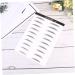 MAGICLULU 2 Pairs Eyebrow Sticker Black Makeup Adhesive Eyebrow Template Makeup Brishes Disposable 6d - Buy Online on SooperMarket.com