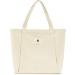 Moyaqi Canvas Tote Bag with Yoga Mat Carrier Pocket - Versatile Carryall for Office, Workout, Pilates, Travel, Beach, and Gym - Beige - Buy Online on SooperMarket.com