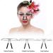 Filfeel Eyebrow Ruler - Three Point Positioning Tool for Symmetrical Permanent Makeup & Grooming Stencil Shaper #2 | International Shipping Available - Buy Online on SooperMarket.com